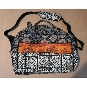 Prana Women’s Beaded Duffel Bag Multi Color 18" Long × 13" Tall × 8" Wide